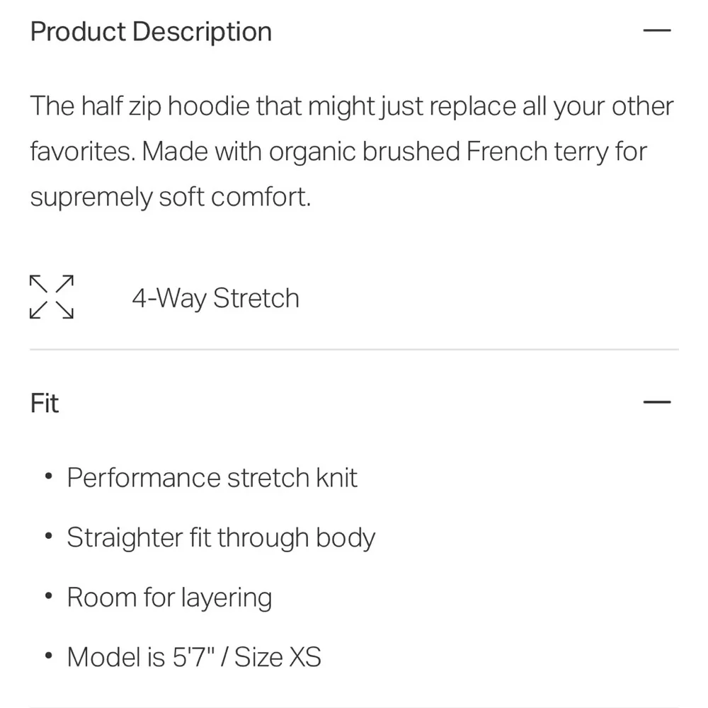 Vuori Half Zip Hoodie Size Large - Picture 9 of 13